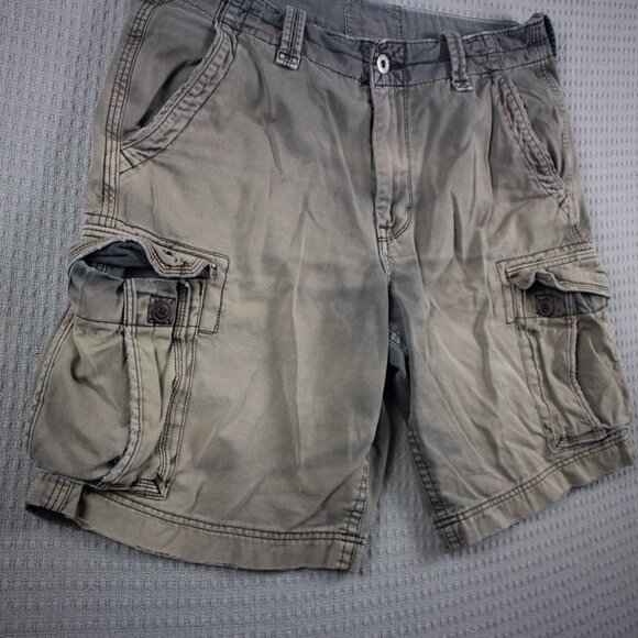American Eagle Sunfaded Gray Cargo Shorts / 36 - Picture 4 of 9